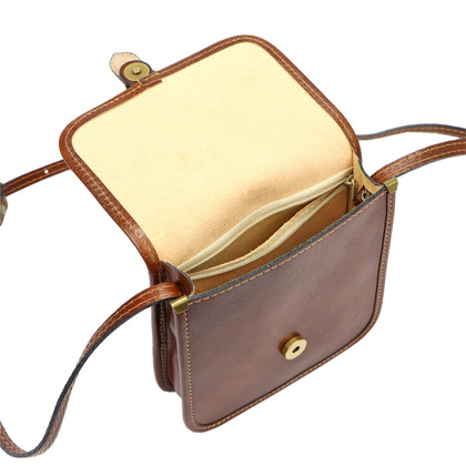 Torebka damska skórzana 133 Czerwona