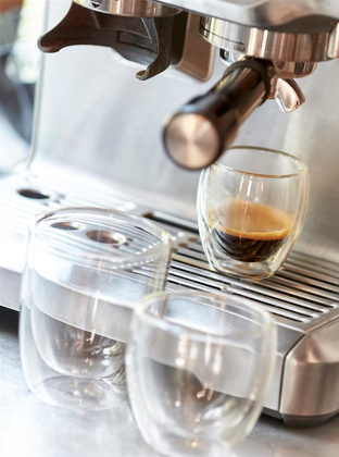 Zestaw 2 szklanek DRINK LINE, transparentny