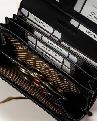 Duzy portfel damski ze skory naturalnej i ekologicznej