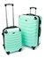 Walizki podróżne na kółkach ABS 2w1 730 S / L MIĘTOWY