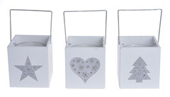 Świecznik drewniany 3 wz