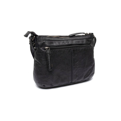 Torebka damska skórzana na ramię Czarny - min. zamówienie 20 / 50 / 100 szt.