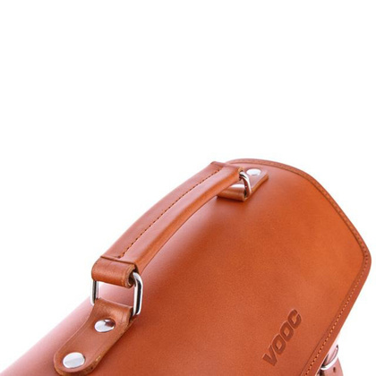 Stylowa torba kuferek KEMER VOOC Vintage P30 koniak