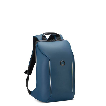 Walizka Delsey Securain Miejski turkusowy plecak na laptopa 16"