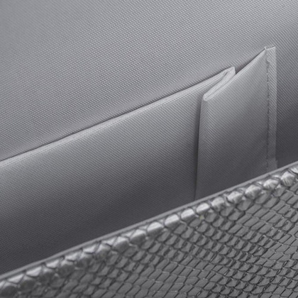 Torebka wizytowa damska KEMER SOLIER F14 Srebrna - min. zamówienie 20 / 50 / 100 szt.