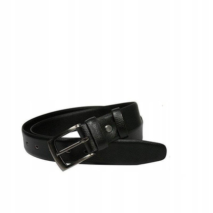 Elegancki pasek męski ze skóry naturalnej o wyrazistej fakturze