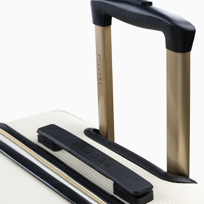 Średnia walizka PUCCINI LOS ANGELES ABS017B 0 Biała