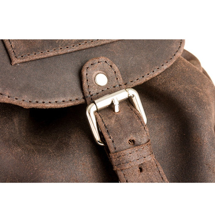 Plecak ze skóry naturalnej KEMER VOOC RDW6 Brązowy