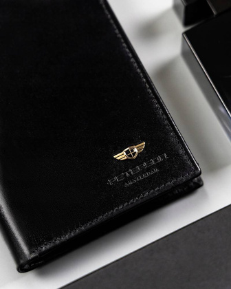 Duzy portfel meski ze skory naturalnej