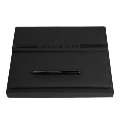 Zestaw upominkowy pióro kulkowe i teczka A4 - HDF309A + HSW3675D