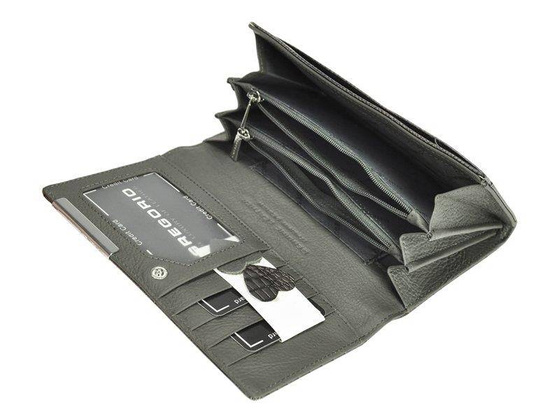 Portfel damski skórzany PELLUCCI GF114 zielony