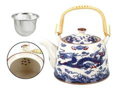 Czajnik ceramiczny z zaparzaczem