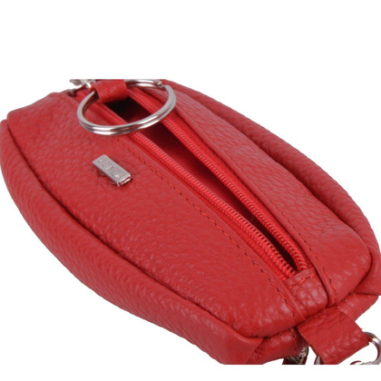 Etui na klucze skórzane KEMER K-3 Czerwone - min. zamówienie 20 / 50 / 100 szt.