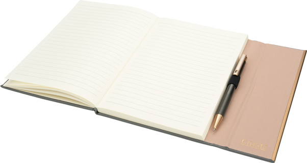 Zestaw notatnik A5 w linie i długopis CrisMa