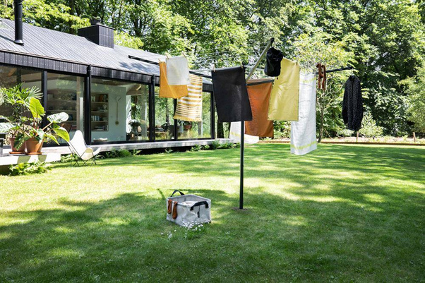 Suszarka ogrodowa Lift-O-Matic 50m antracytowa do gruntu 290428