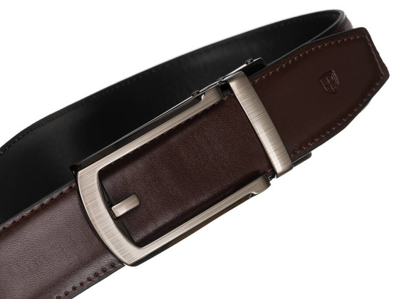 Elegancki skorzany pasek meski do spodni