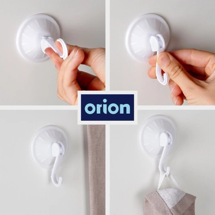 Haczyk wieszak z przyssawką łazienkowy na ręczniki