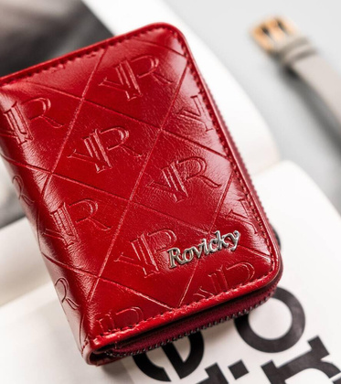 Mały portfel damski na zamek ze skóry naturalnej i ekologicznej