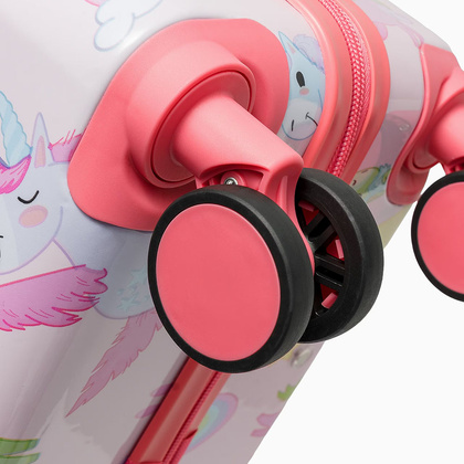 Walizka dziecięca PUCCINI KIDS ABS031C 3C Jednorożce