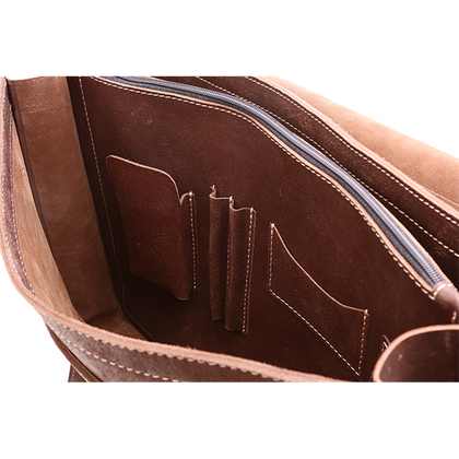 Big torba skórzana biznesowa KEMER VOOC TC8 czarny