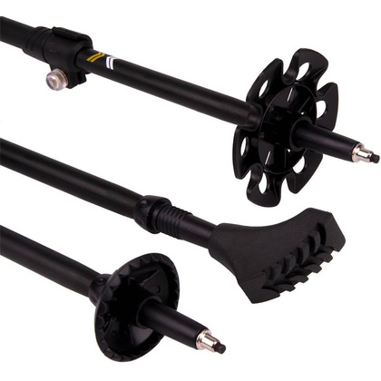 Kije Nordic walking w pokrowcu EVO Enero Pro czarny mat