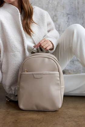 Pojemny plecak damski ze skóry ekologicznej