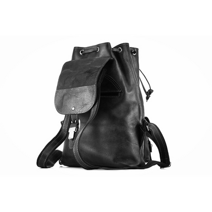 Plecak skórzany KEMER VOOC RETRO TC13 Czarny