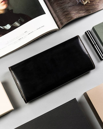 Elegancki, klasyczny portfel damski ze skóry naturalnej