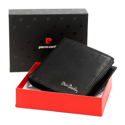 Portfel męski skórzany PIERRE CARDIN YS601 324 Czarny