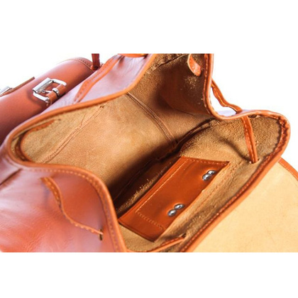 Modny plecak skórzany KEMER VOOC Vintage P1 czarny