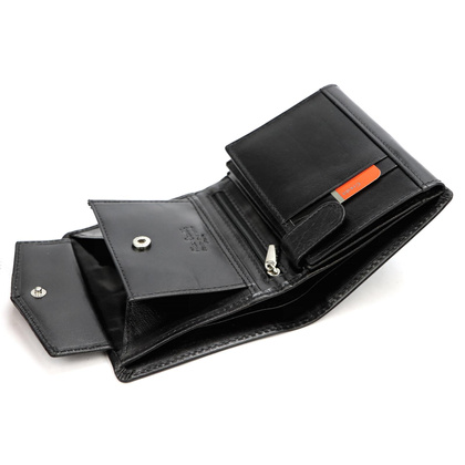 Portfel męski skórzany PIERRE CARDIN YS602 326 Czarny