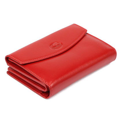 Portfel damski skórzany PELLUCCI 866-47 RFID Czerwony