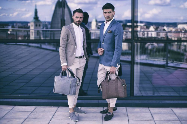 Stylowa torba na ramię dla mężczyzny BRØDRENE b02 jasny brąz Kolor wnętrza: Czarny - min. zamówienie 20 / 50 / 100 szt.