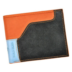 Portfel męski skórzany Polo Club 1223 992 Czarny