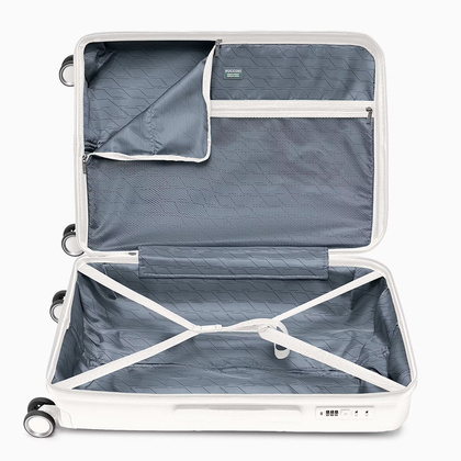 Średnia walizka PUCCINI YOKO PP029B 0 Biała