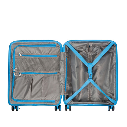 Mała kabinowa walizka PUCCINI MYKONOS PP021C 7B Niebieska