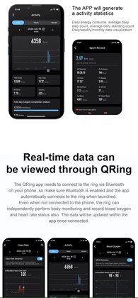 Smart Ring RUBICON R6 Gold/Silver SIZE-11(US) SMARUB327