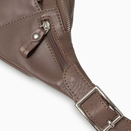 Skórzana torba biodrowa / nerka PUCCINI LGD8386 2 Brązowa