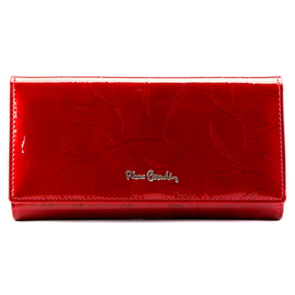 Duży skórzany portfel damski Pierre Cardin