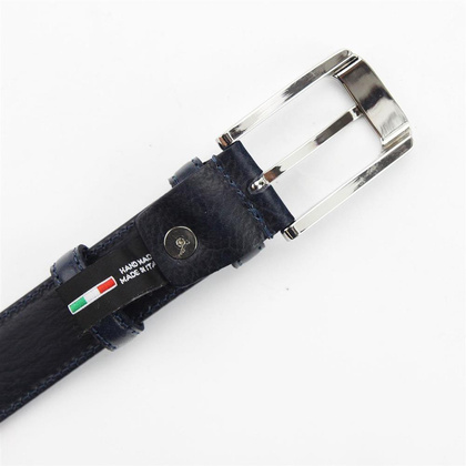 Pasek męski skórzany PIERRE CARDIN VNG 097 GF Czarny