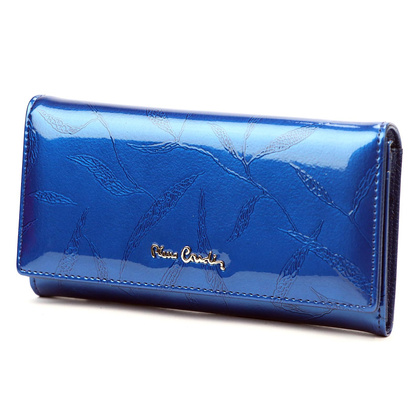 Duży skórzany portfel damski Pierre Cardin