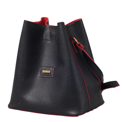 Torebka damska KEMER 796 Czarno czerwona - min. zamówienie 20 / 50 / 100 szt.