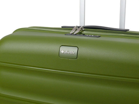 Walizka DIELLE 100 4k 76cm duża zielona PP z poszerzeniem