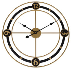 Zegar metalowy okrągły