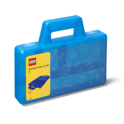 Walizka do sortowania LEGO To Go — niebieska