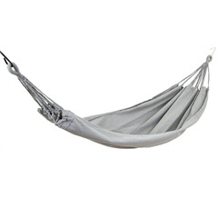 Hamak bez drążka classic 2 osobowy 200 x 150 cm szary stalowy