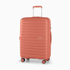 Średnia walizka PUCCINI MAURITIUS PP025B 9A Ceglana