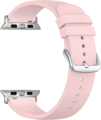 LAVVU Jasnoróżowy silikonowy pasek do zegarka dla APPLE WATCH 38-40 mm