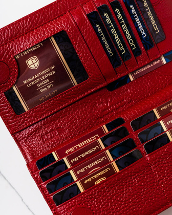 Elegancki portfel damski na magnes