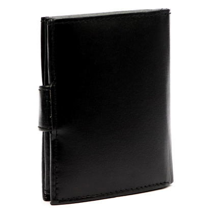 Skorzany portfel meski srednich rozmiarow z systemem RFID